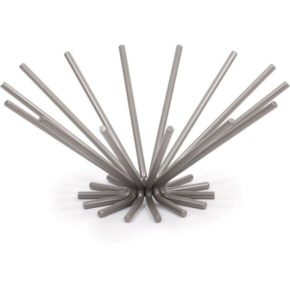 NEW Spectrum Diversified Euro Starburst Fruit Bowl, Satin Nickel - Picture 2 of 5